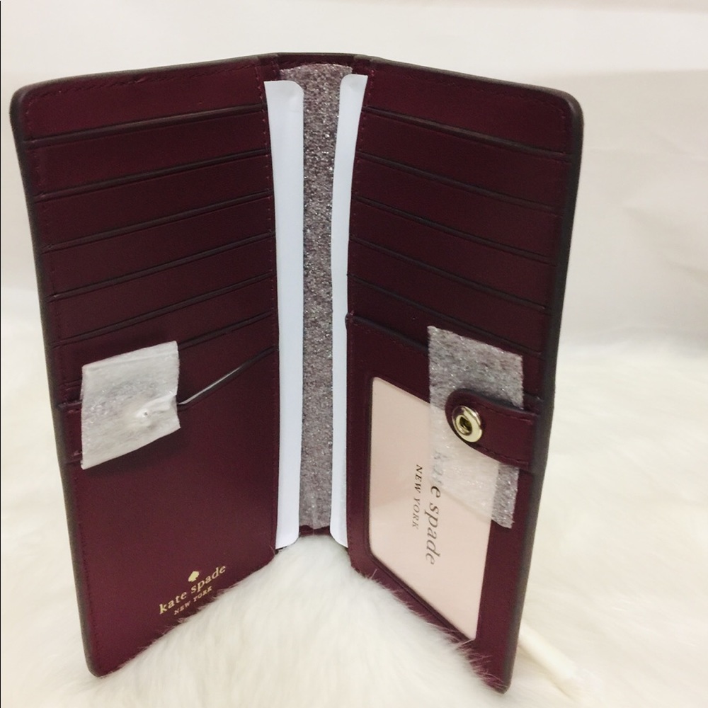 NWT Kate Spade large Slim Bifold wallet - Picture 4 of 9